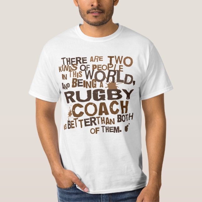 Rugby Coach Gift T-Shirt (Front)