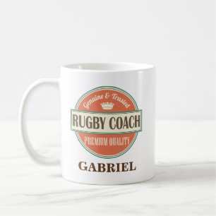 Rugby Coach Personalised Office Mug Gift