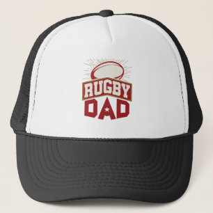 Rugby Dad Proud Support Father's Day Trucker Hat