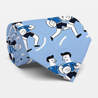 Rugby Design Neck Tie