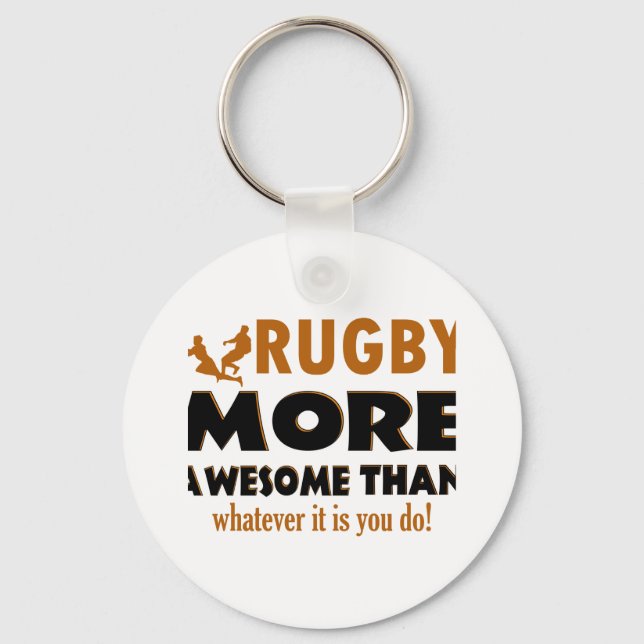 Rugby designs key ring (Front)