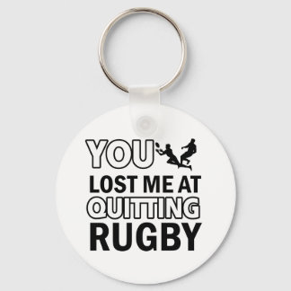 Rugby designs key ring