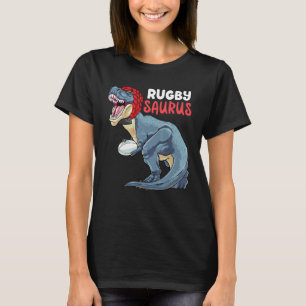 Rugby Dinosaur Rex  Rugby Saurus Sports Rugby Play T-Shirt