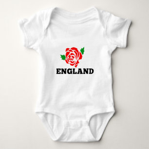 Rugby England English Rose Baby Bodysuit