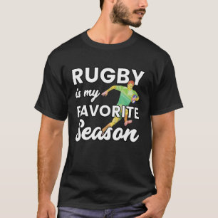 Rugby Favorite Season Fun Player Coach Sports Gra T-Shirt
