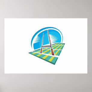 Rugby Field Poster