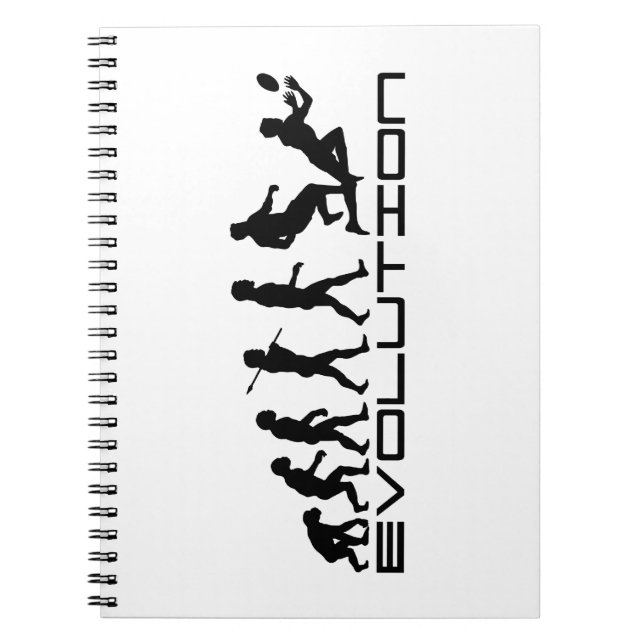 Rugby Football Sport Evolution Art Notebook (Front)