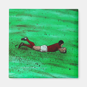Rugby fridge magnet