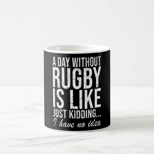 Rugby Funny Saying Gift Coffee Mug (Center)