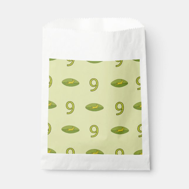 Rugby game are on favour bags (Front)