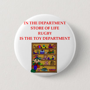 RUGBY gifts t-shirts 6 Cm Round Badge