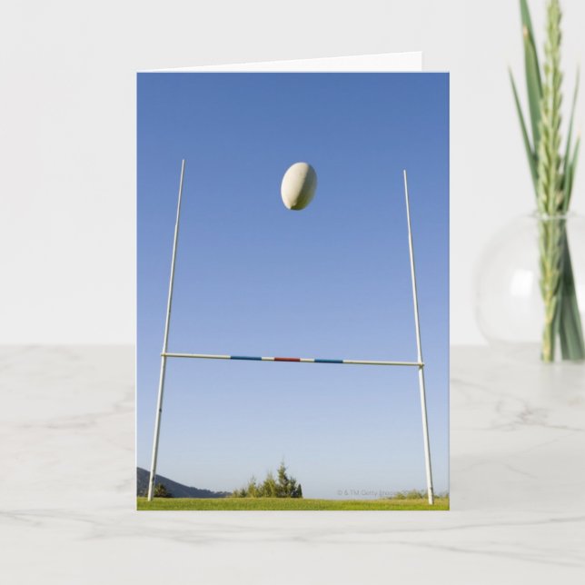 Rugby Goal Card (Front)