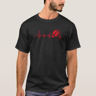 Rugby Heartbeat Graphic Print Tee For Women And Me