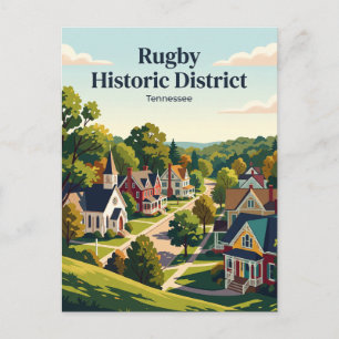 Rugby Historic District Tennessee Postcard