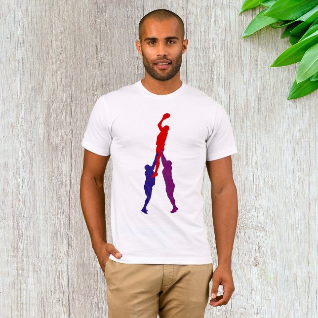 Rugby Lineout Mens T-Shirt (Creator Uploaded)