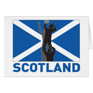 Rugby lineout throw ball scotland flag