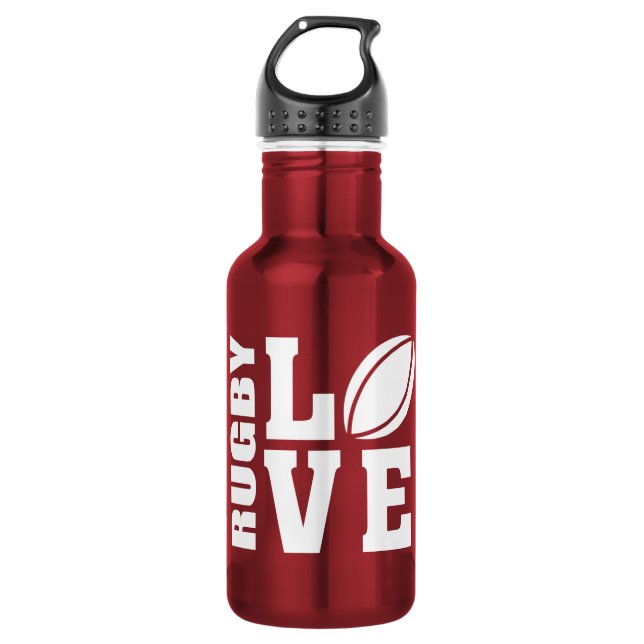 Rugby Love 532 Ml Water Bottle (Front)