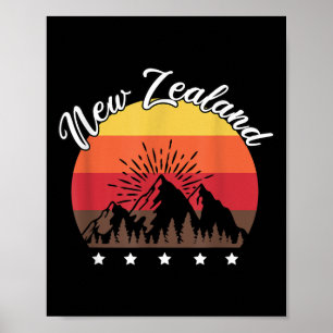 Rugby Lover Kiwi Gift New Zealand  Poster