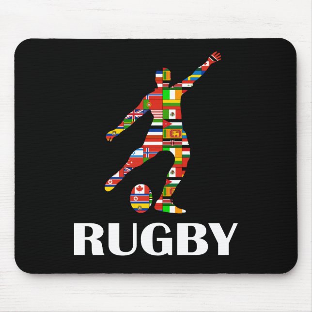 Rugby Mouse Pad (Front)