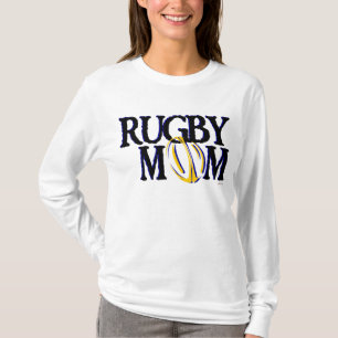 Rugby Mum (blue and gold) T-Shirt