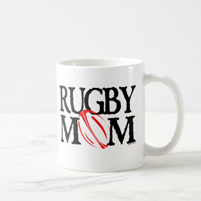 rugby mum coffee mug (Right)