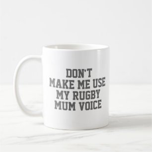 Rugby mum Gift Mug Funny Quote Slogan Coach