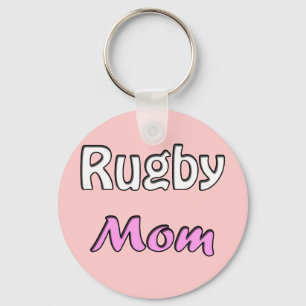 Rugby Mum Key Ring