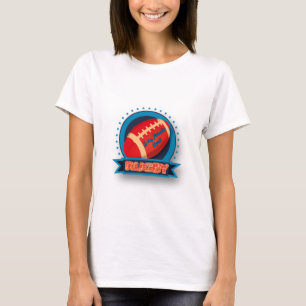 Rugby - My Favourite Sport - American Football Log T-Shirt