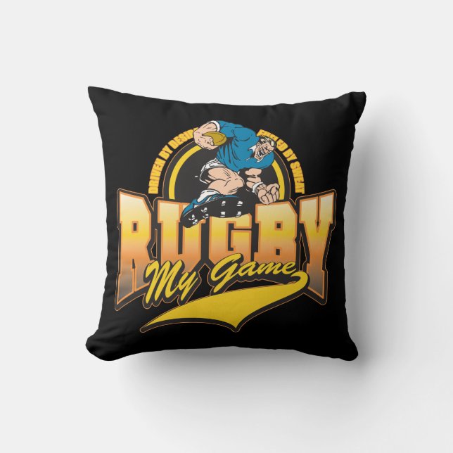 Rugby My Game Cushion (Front)