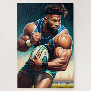 Rugby Player 1014 piece Jigsaw Puzzle