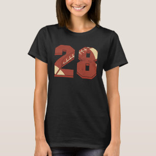 Rugby Player 28th Birthday American Football Born T-Shirt