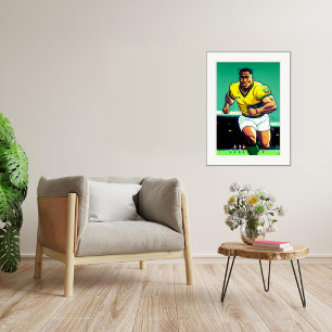 Rugby Player Art Print