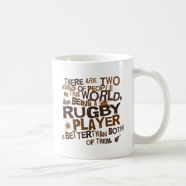 Rugby Player Gift Coffee Mug (Right)