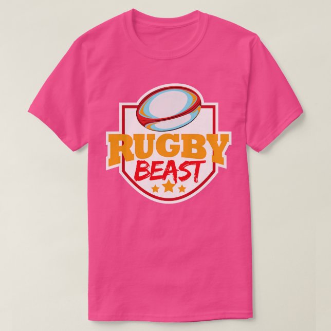 Rugby Player T-Shirt (Design Front)
