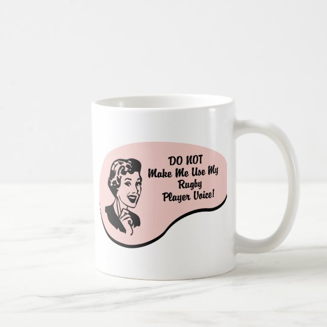 Rugby Player Voice Coffee Mug (Right)