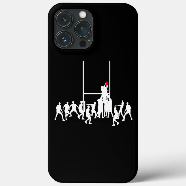 Rugby Players Men Rugby Tackles  Case-Mate iPhone Case (Back)