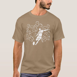 Rugby Players Varsity Player Gift girl T-Shirt