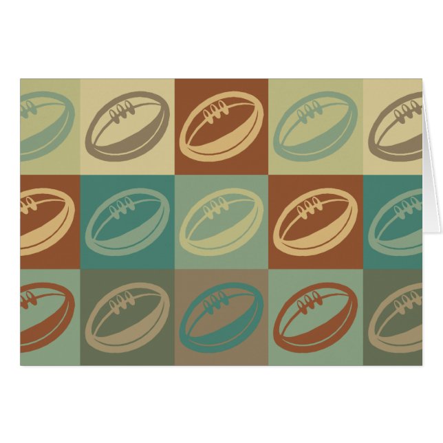 Rugby Pop Art (Front Horizontal)