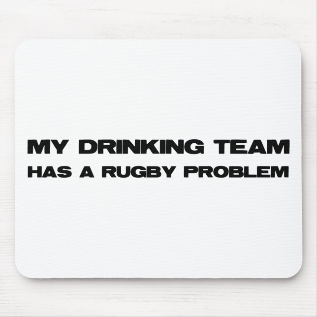 Rugby Problem Mouse Pad (Front)