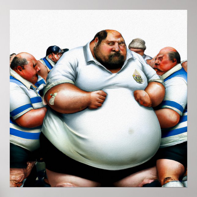 Rugby Prop - Rugby Art Print (Front)