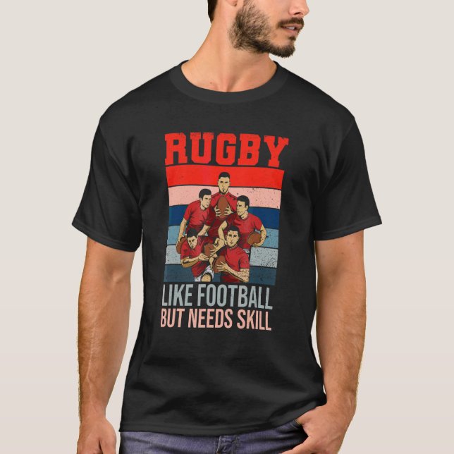 Rugby Quote For A Rugby Teammate T-Shirt (Front)