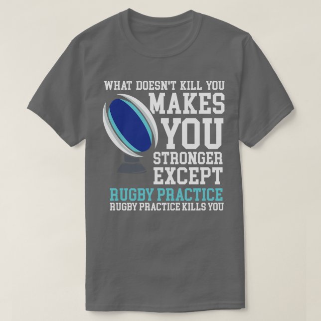 Rugby Rugby Player 1 T-Shirt (Design Front)