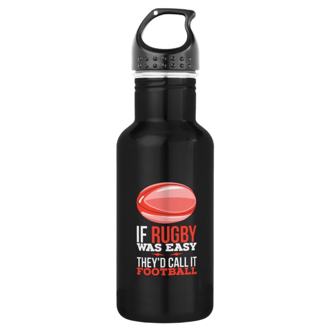 Rugby Sport Gift 532 Ml Water Bottle (Front)