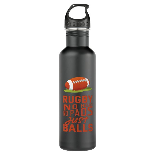 Rugby Sport Gift 710 Ml Water Bottle (Front)