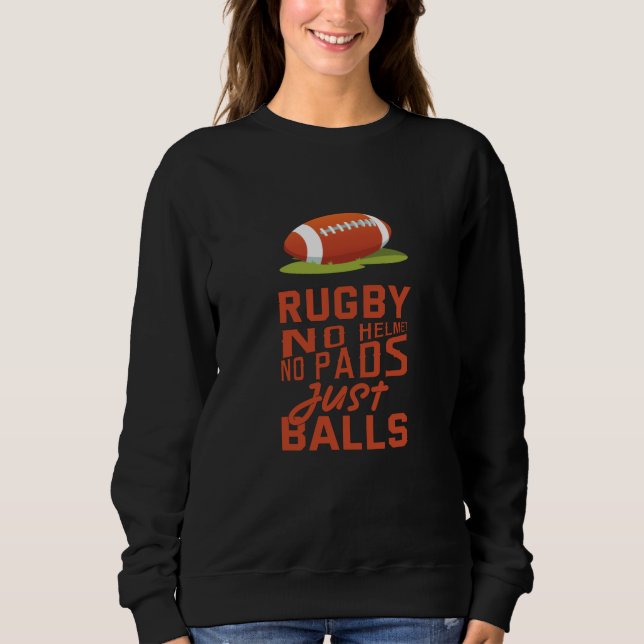 Rugby Sport Gift Sweatshirt (Front)