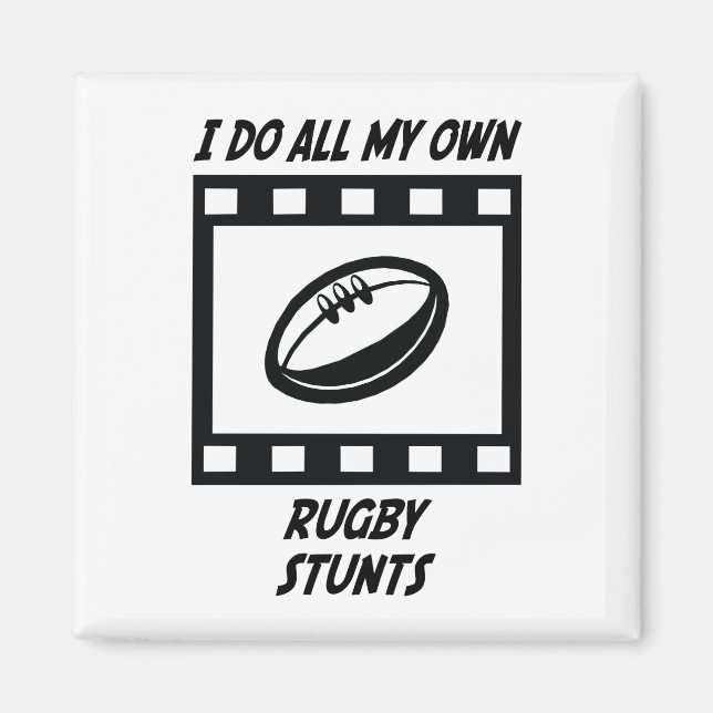 Rugby Stunts Magnet (Front)
