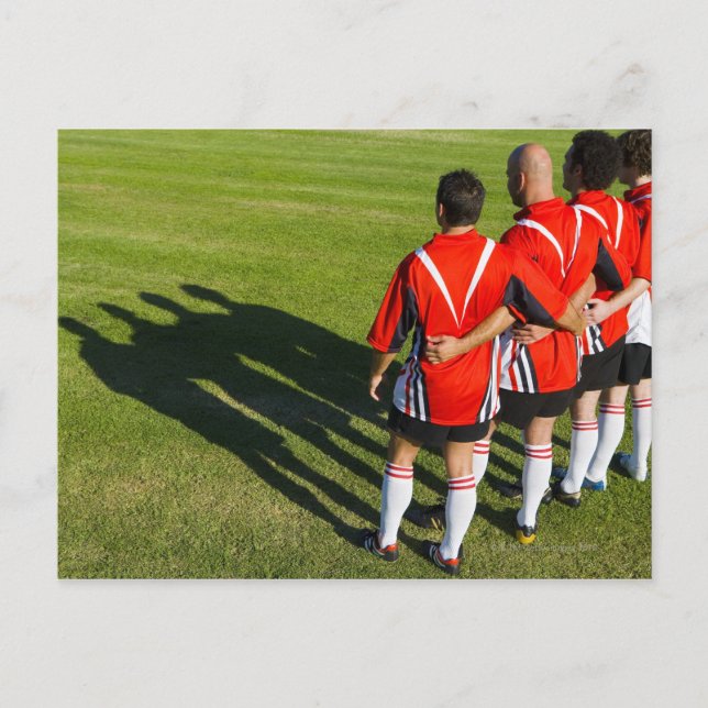 Rugby teammates postcard (Front)