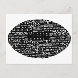 Rugby Union Gifts Postcard