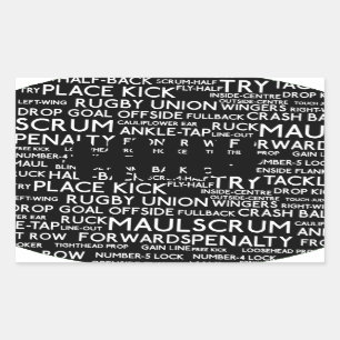 Rugby Union Gifts Rectangular Sticker