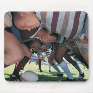 Rugby Union Players in a Scrum Mouse Pad